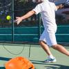 1 Set Heavy Duty Tennis Training Equipment Self-Duty Rebound Tennis Trainer Sparring Device Rebound Ball with Long Elastic Rope