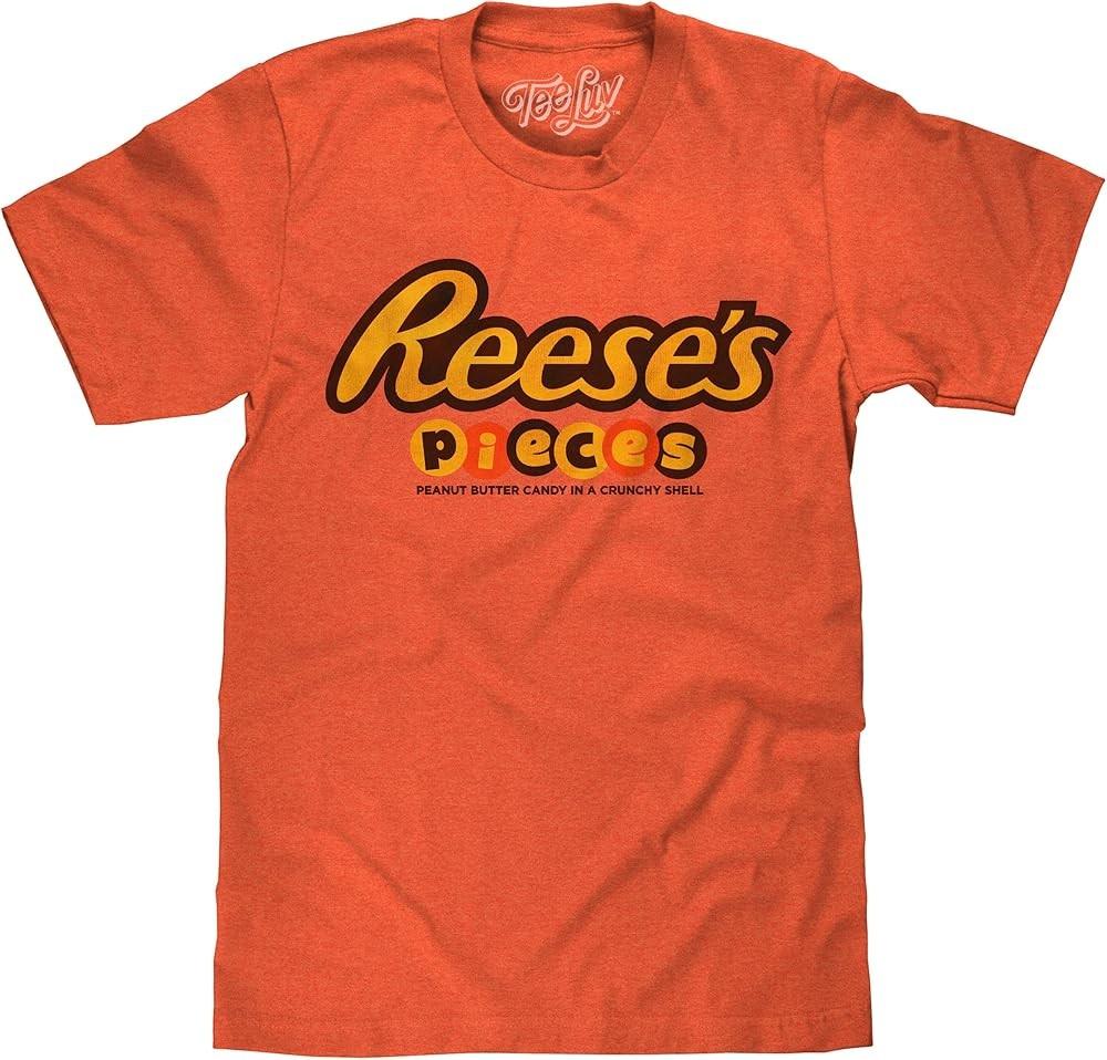 

Men#039;s Reese#039;s Pieces TShirt Reeses Peanut Butter Candy Logo Shirt Unisex T-Shirt XXL