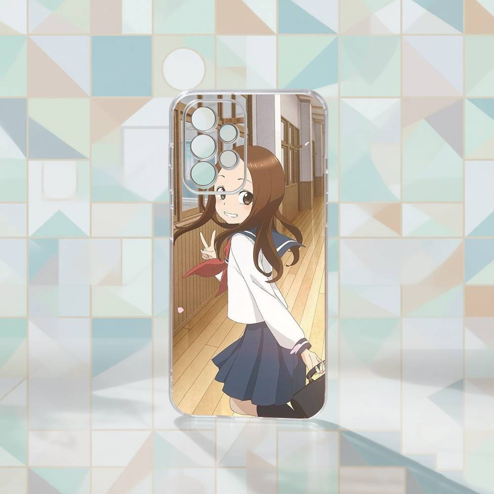 Karakai Jouzu no Takagi-san Phone Case For Samsung S25,S24,S21,S22,S23,S30,Ultra,S20,Plus,Fe Transparent Cover