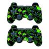 Grünes Blatt Cool für PS3 Controller Skin Aufkleber Playstation Fernbedienung