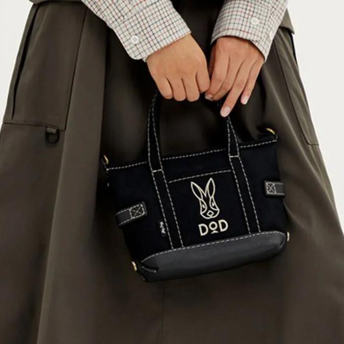 Day Canvas Tote Bag (BLACK)