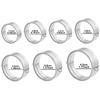 Thickness 10mm Innner Size 15-45mm Stainless Steel Locket Pendants For Jewelry Makings Supplies Round Glass Twist Screw Lockets