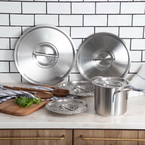 Endo Shoji Commercial Murano Pot Lid, 28cm, Induction, 18-8 Stainless Steel, ANB3505