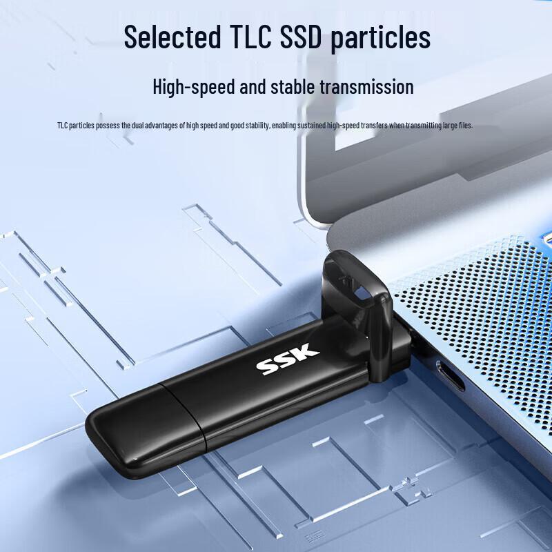 SSK SD302 Type-C & USB 3.2 Dual Interface Solid State Flash Drive