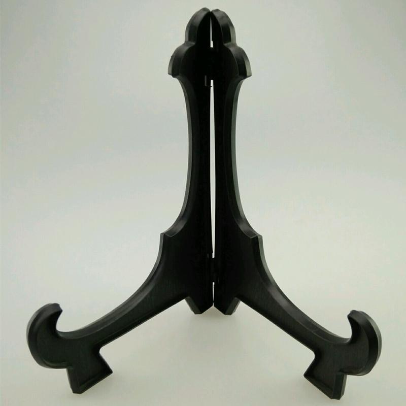 Foldable Ceramic Display Stand for Pu er Tea Plates and Ornaments Height 7.2cm (3 inches)