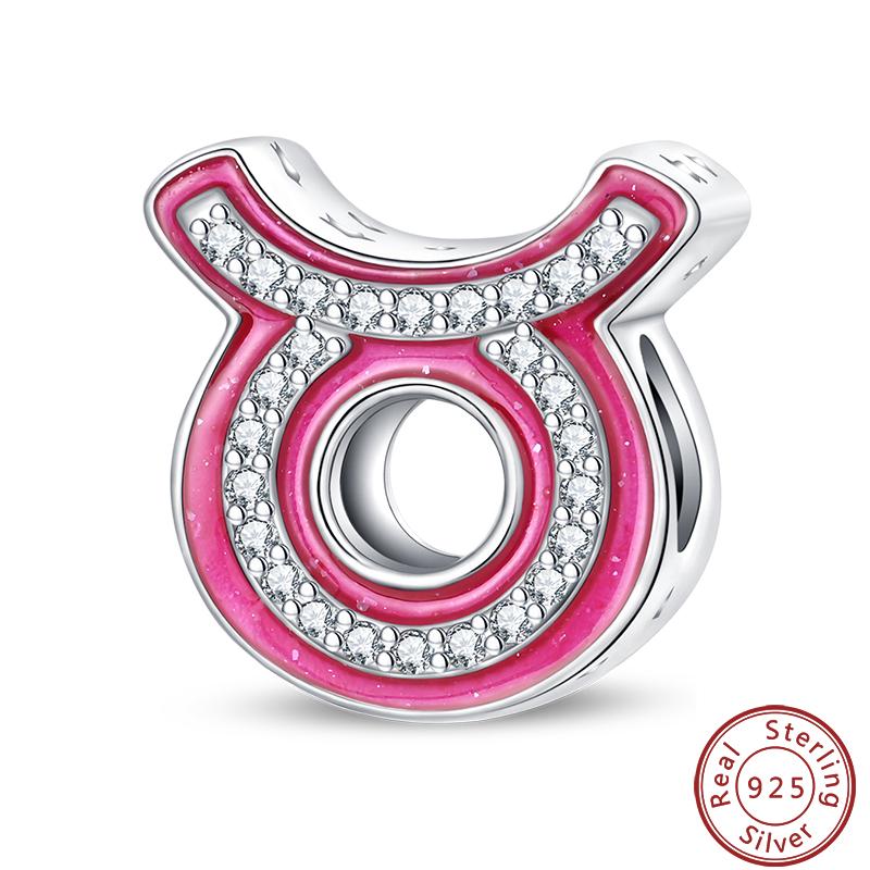 Brandneu Kupfer Metall 12 Tierkreis Glänzend Prinzessin Rosa Glücksbringer Perlen Komponenten Perlen Komponenten 3mm Do It Yourself Perfektes Geschenk Hohe Qualität Fein
