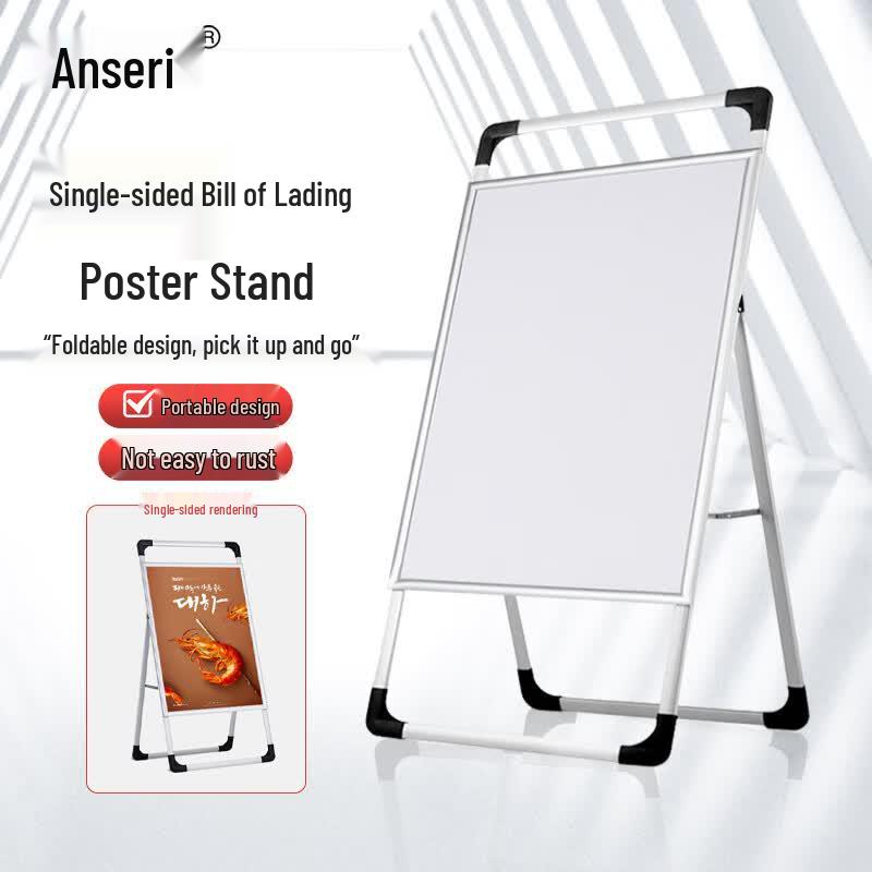 Portable A-Frame Aluminum Poster Stand