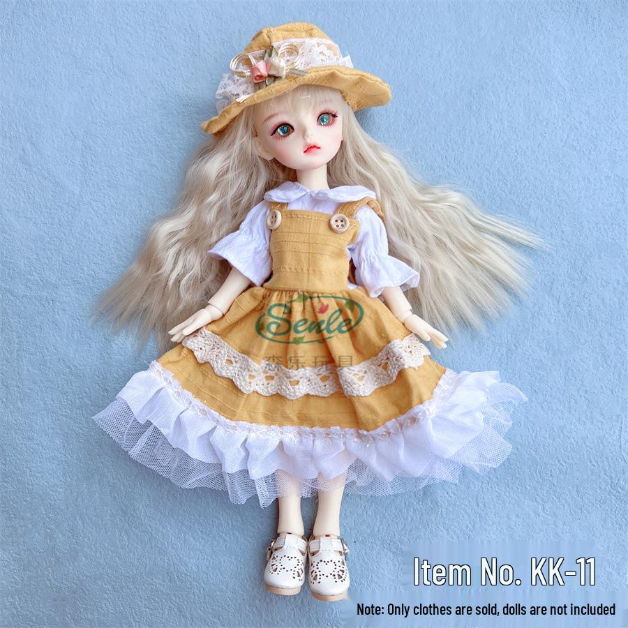 6-Punkt BJD Puppe 30cm Lolita Mädchen Kleiderset - Perfektes Geschenk