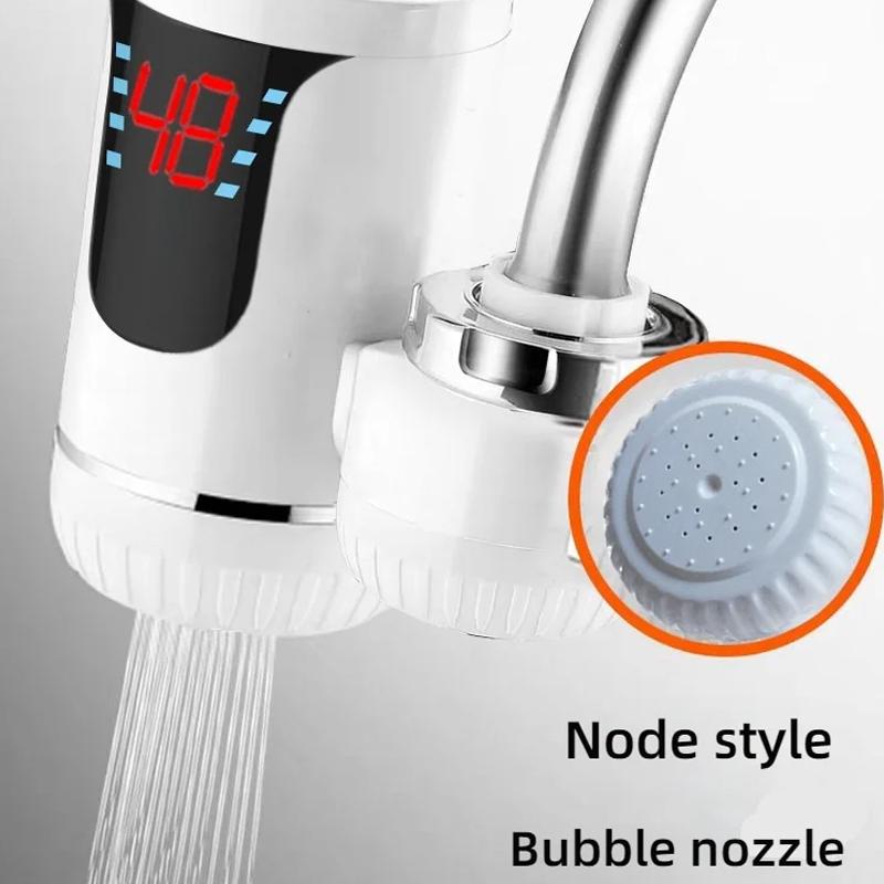 Kitchen Electric Water Heater Faucet Instant Heating Kitchen Tap Tankless Instantaneous Faucet Easy To Install