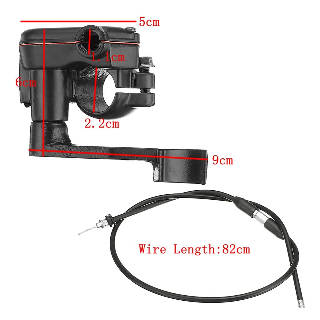 For 9cc 50cc 110cc 125cc ATV Quad Bike Buggy Thumb Throttle Accelerator & Lever Controller Throttle Wire Cable Assembly