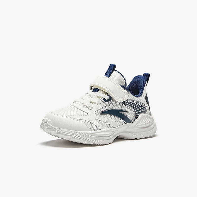 Anta Kids Synthetic Leather Fabric Trendy Fashion Comfortable Versatile Breathable Lightweight Shock Absorbing Low Top Kids Running Shoes A12439952H-7
