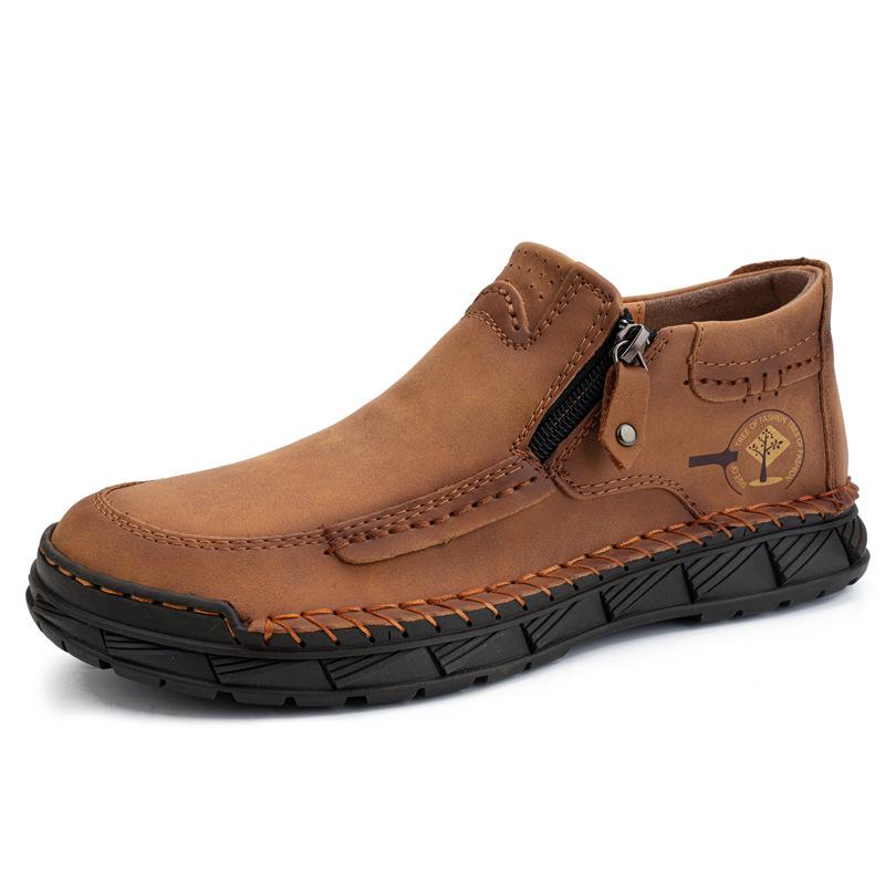 

Мода 2025 Весна и Осень Высококачественная Модная Мужская Обувь Уличные Ботильоны Ручной Работы Повседневные Кроссовки Большой Размер 38-48 38