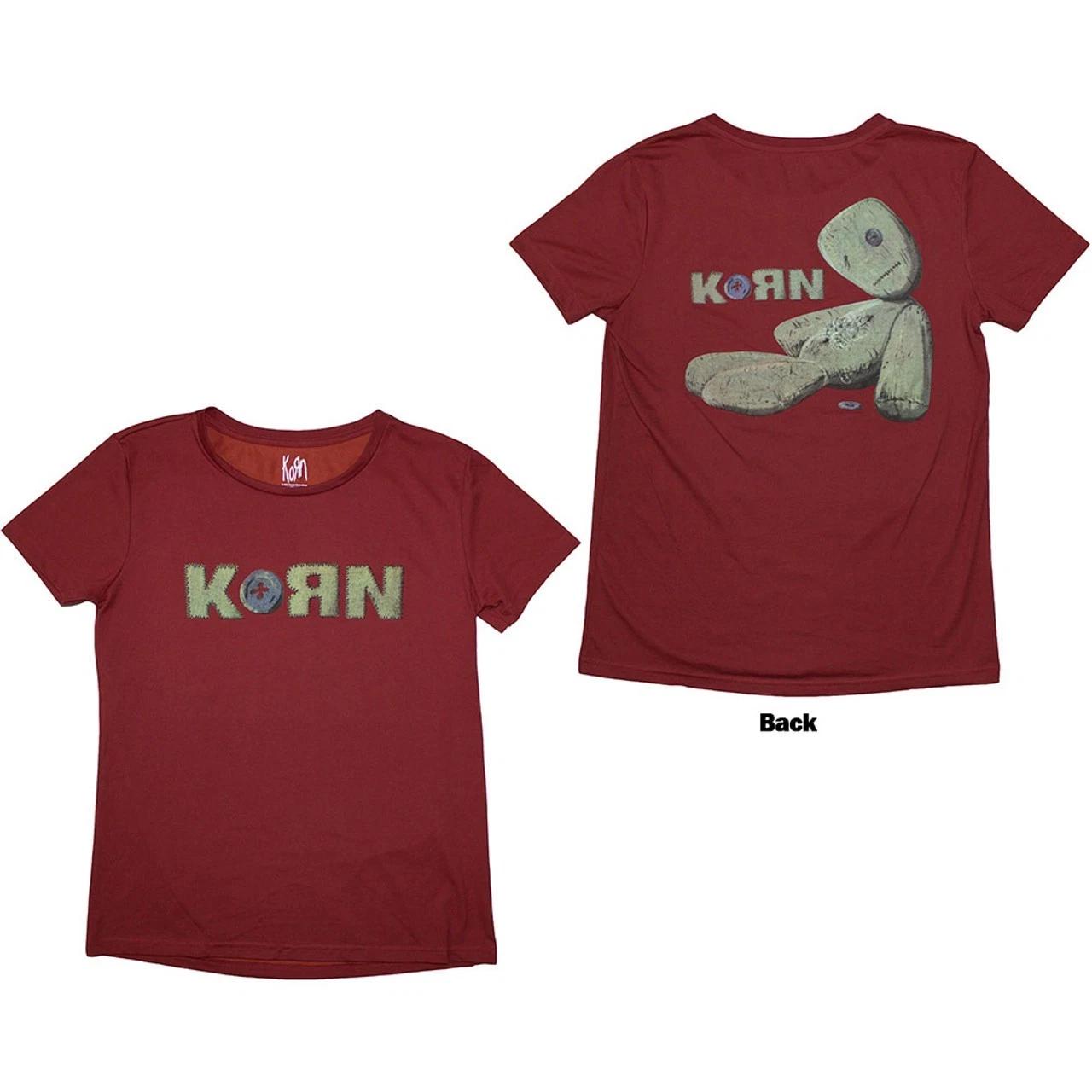 Korn Doll Issues Red Women s T shirt - NEW OFFICIAL L