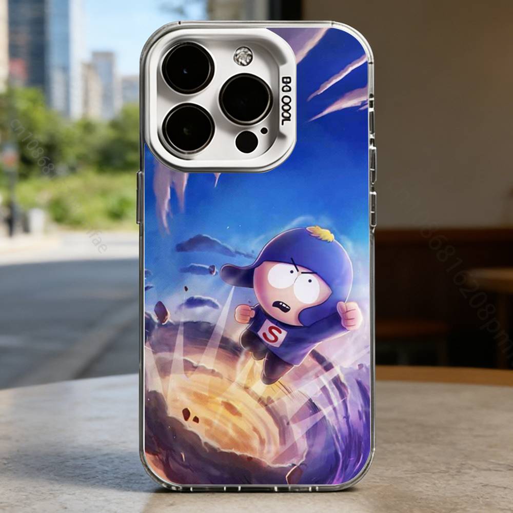 Game S-South P-Park Case for iPhone 16 15 14 13 12 11 Pro Max Plus Air 16E X XR XS Max Hard Shockproof Bumper Cover
