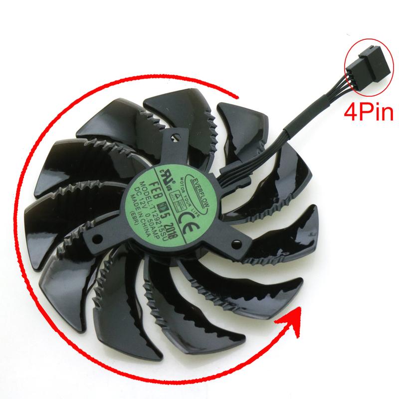 T129215SU 12V 0.50A 86mm VGA Fan For Gigabyte RTX 2060 GTX1650 1660 1660ti WINDFORCE Graphics Card Cooling Fan