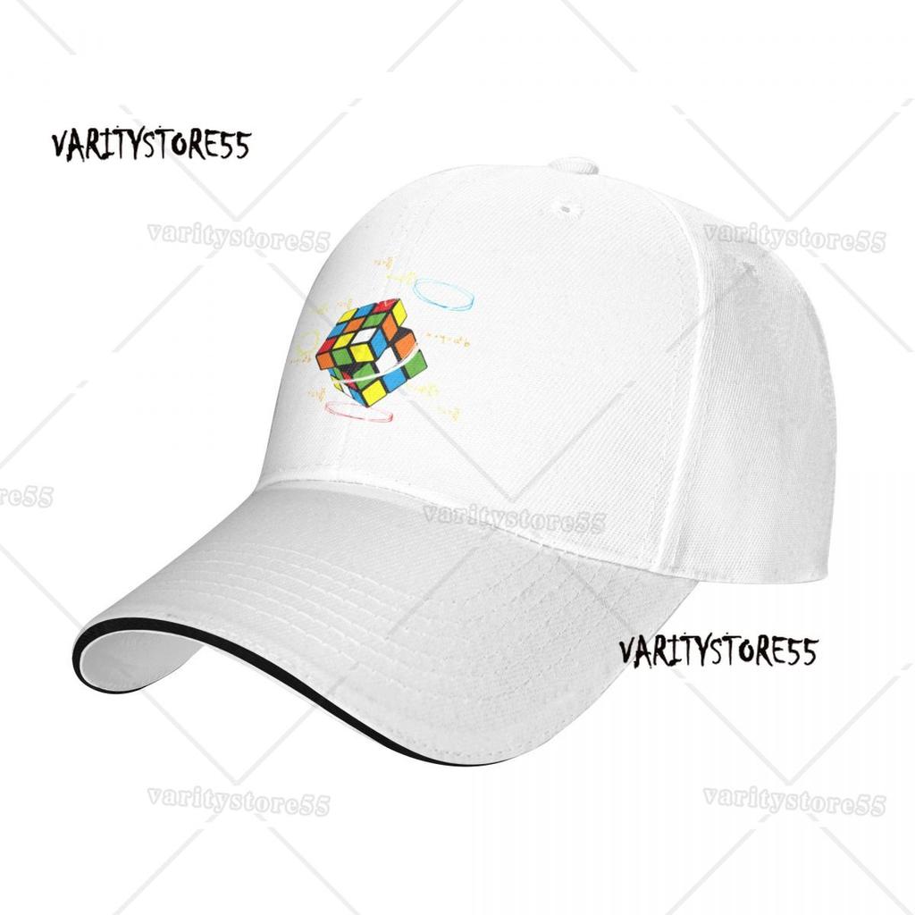 Math Rubik Rubics Player Cube Baseball Caps Casual Math Lovers Sandwich Hats Unisex Women Adjustable Caps Hat Sport