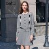 Betu Women's 2026 Spring Elegant Cardigan & Skirt Two-Piece Set