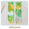 Socks Tie-dye Women's Socks Medium Tube Non-slip Yoga Floor Sports Socks Anti-pilling Casual