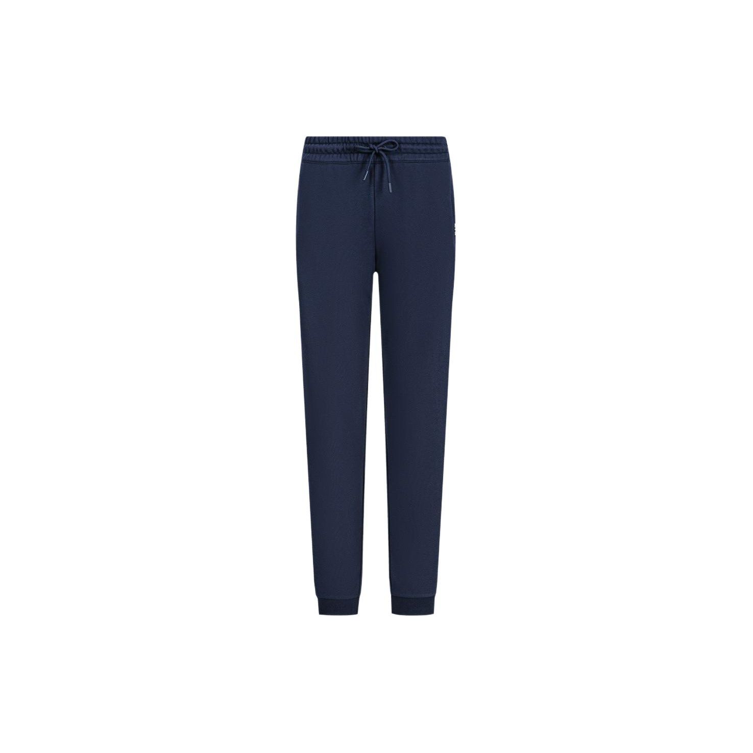 Emporio Armani EA7 SS24 Logo Letter Print Drawstring Cuffed Knit Joggers Men bottoms Navy-Blue 3DPP58-PJSHZ-1554 XS