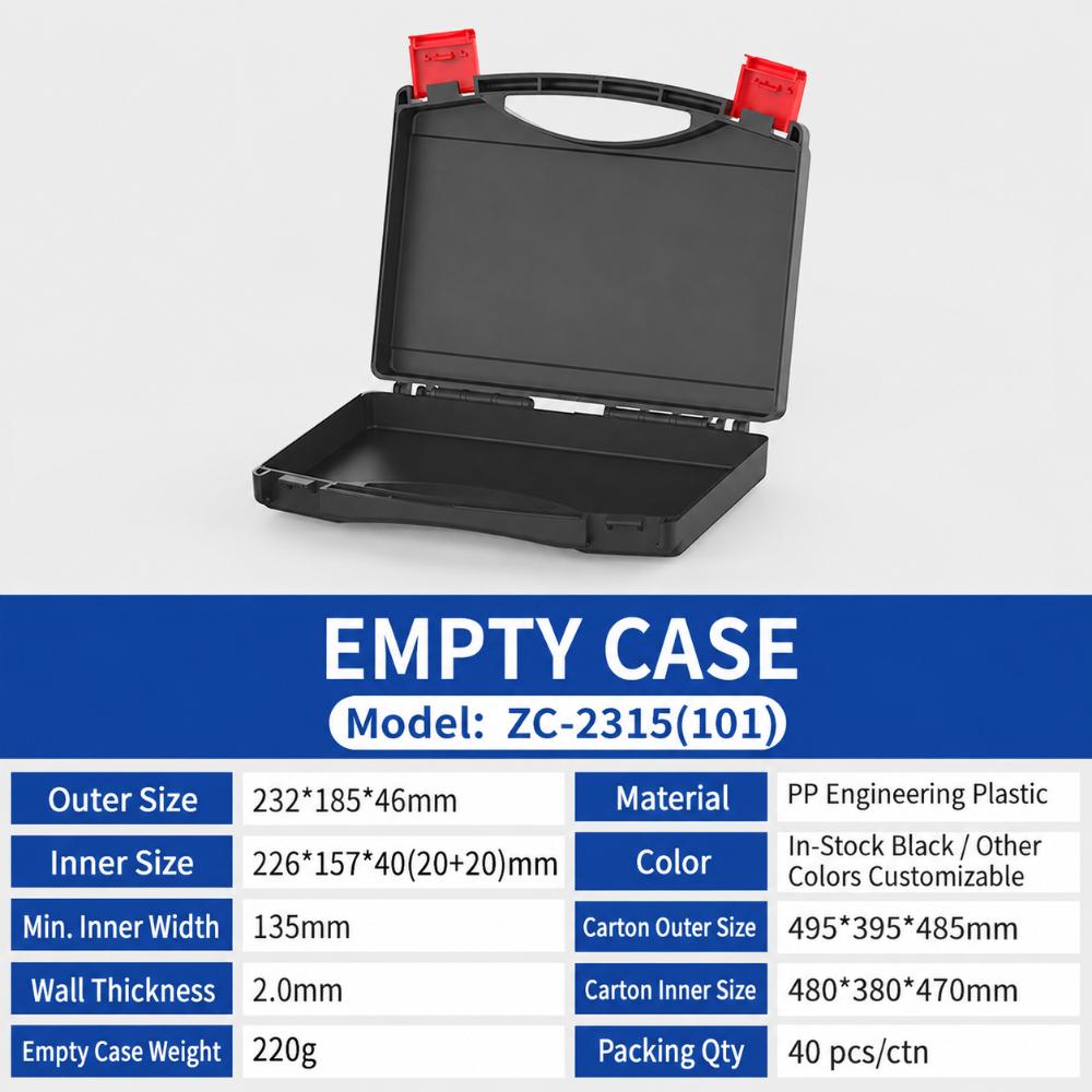 1Pcs PP Plastic Plastic Tool Organizer Storage Case  For Household Workshop Car Storage