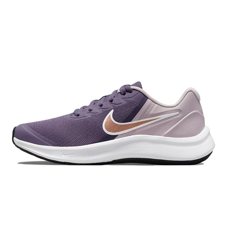 

New Nike Star Runner 3 GS Canyon Purple Amethyst Ash DA2776-501 36
