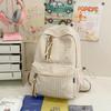Student Schoolbag Women's Lightweight Water-repellent Plaid Backpack Travel Backpack