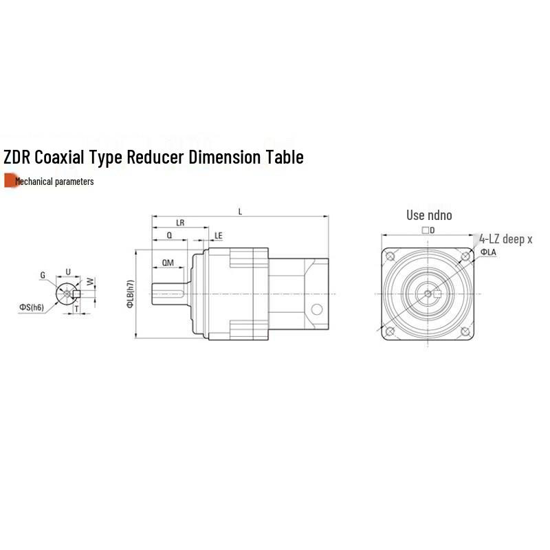 

Zdzr Helical Gear Reducer for Medium/Large Planets with Servo Stepper Replacement for Xinbao VRSF Gearbox 78ZDR [Ratio 3~10]