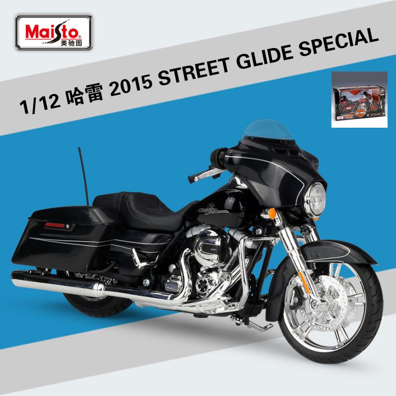 Maisto 1:12 Harley Flhtk Electra Glide Ultra Limited Legierung Klassisches Motorradmodell Druckguss Freizeit-Motorradmodell Kinderspielzeug Geschenke