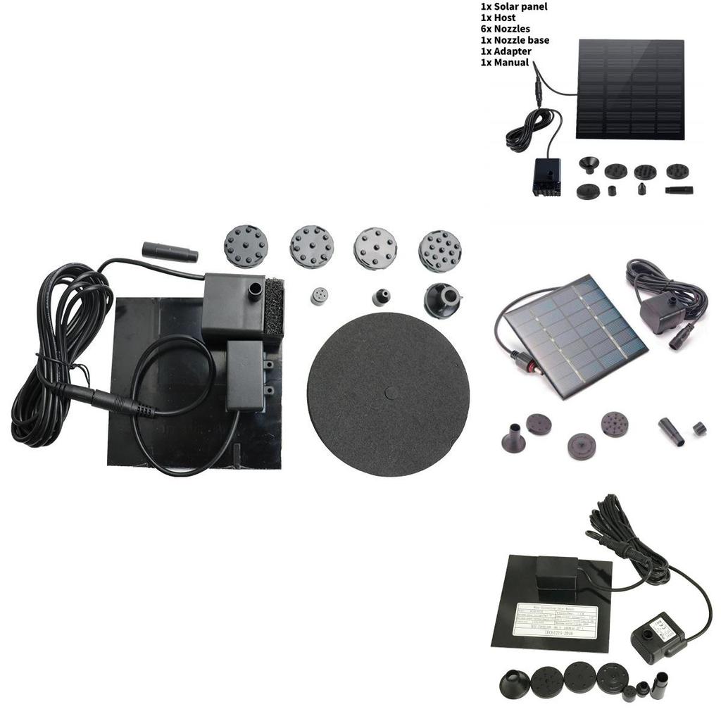 Solar Fountain For Pond And Bird Bath Outdoor Water Feature