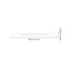 LEDMOMO Car Sticker Tribal Pattern White 70 x 8.39cm Windshield