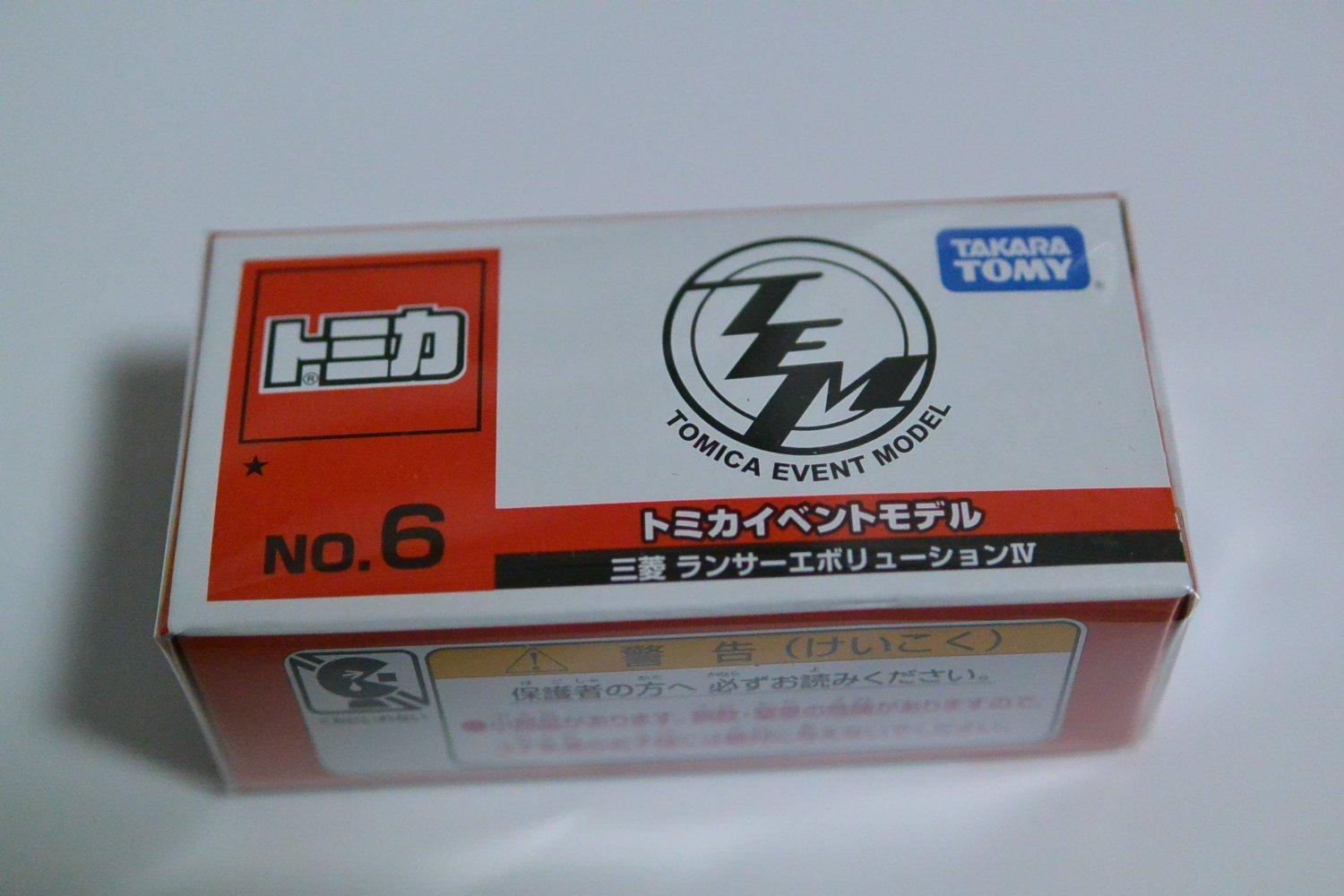 

Tomica Event Model 6 Mitsubishi Lancer Evolution IV No.