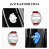 4PCS Car Door Lock Cover Stainless Steel Protection Accessories For Tesla Model 3 Y S X Cybertruck Juguete Roadster Coil Bonina