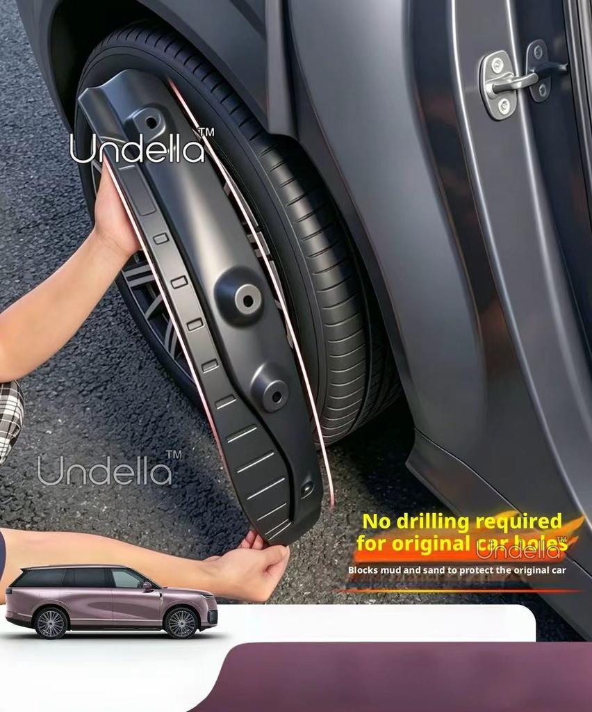 For XPENG GX 2026 2027 Car Rear Wheel Antifreeze Mudflaps Mud Splash Guard Fender Anti-dirt Anti-splash Car Accessories