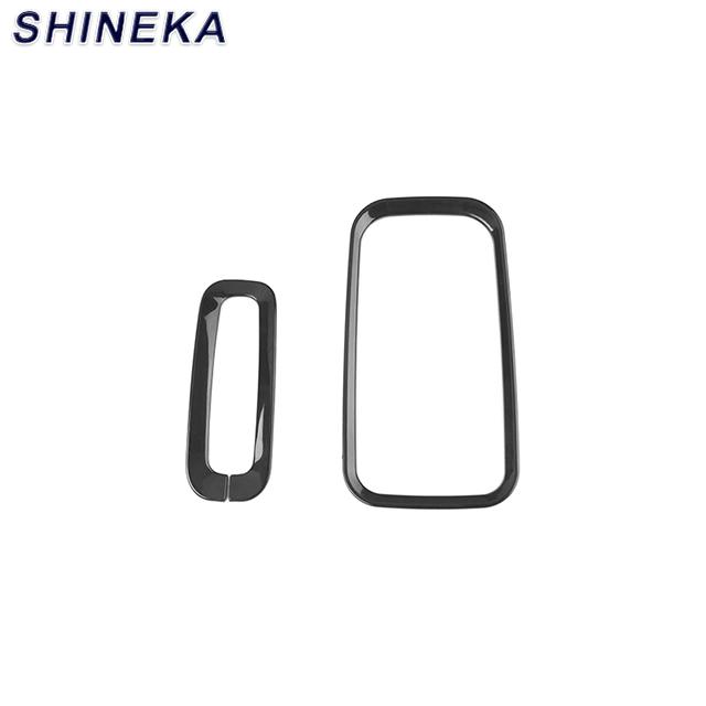 Jeep JK Gear Shift Panel Trim Cover for Jeep Wrangler JK JKU 2011-2017 Interior Accessories 2pcs чёрный