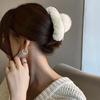 2Pcs Large Size Faux Furs Hair Clip For Long Hair Strong Hold Korean Style Fashion Accessory Multiple Colors Available