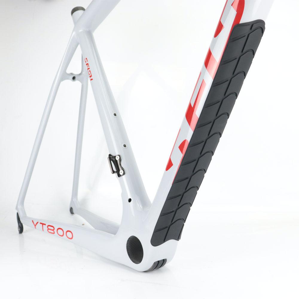 MTB Road Bike Chain Protector Chainstay Silicone Bicycle Frame Care Guards Self-Adhesive Cover Protection for Anti-Scratch