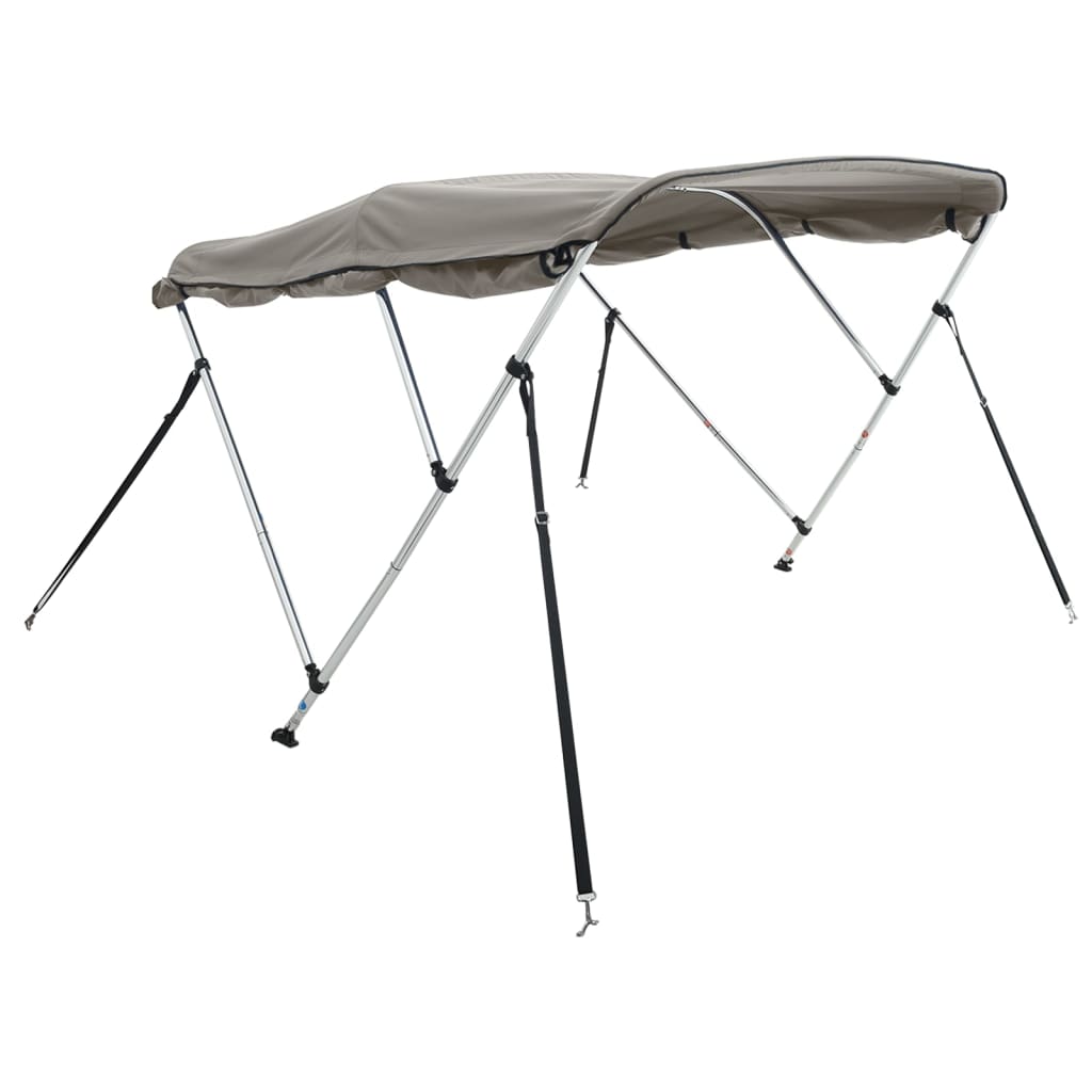 3 Bow Bimini Top with Side Panels 183 x (154 167) x 137 cm