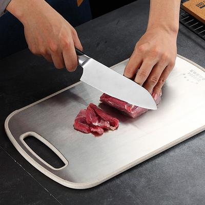 304 Stainless Steel Cutting Board Mildew-proof Home Kitchen Food Supplement Panel Fruit Rolling Noodle Cutting Board Dough Board