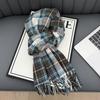 New Korean Atmosphere Premium Plaid Scarf Female Autumn and Winter Student Couple Warm Scarf Male