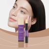 2 in 1 cream highlighter repair stick portable rotating pen body commuting makeup double head brightening concealer 1