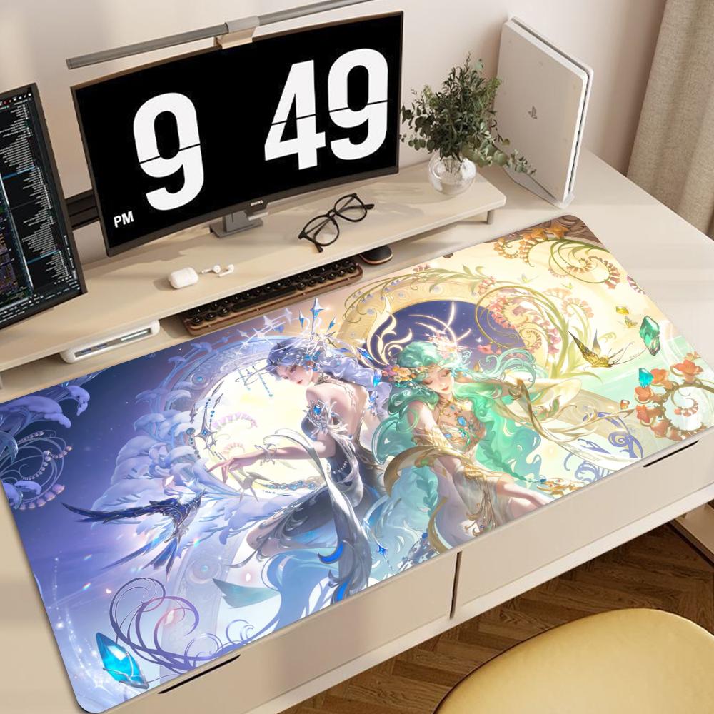 Surface for Computer Mouse Pad Desk Mouse Pad Cute HD Desk Pad Extended Gaming Keyboard Mats Large XXL Gamer Mousepad HYBXXC