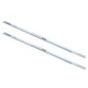 2Pcs Set 450x17mm Drawer Steel Ball Slide Rail Hardware Accessory for Cabinet Closets