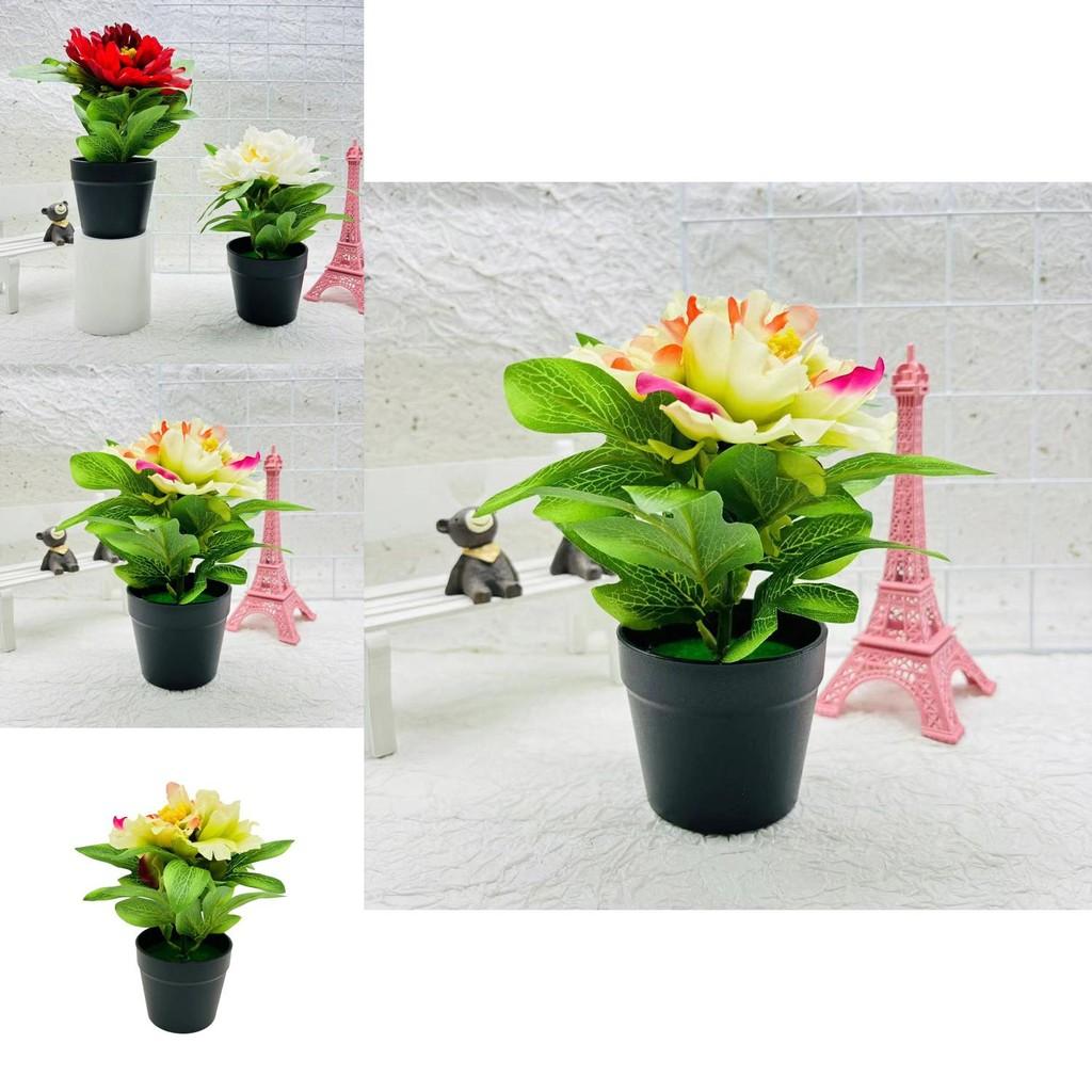 Pfingstrose Kunstpflanze mit Spritzguss-Handwerk für Zuhause, Büro und botanische Ausstellung