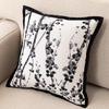 Vintage Floral Cushion Cover Distressed Flower Throw Pillow Case For Couch Living Room Bedroom Home Decor Jacquard Pillowcase