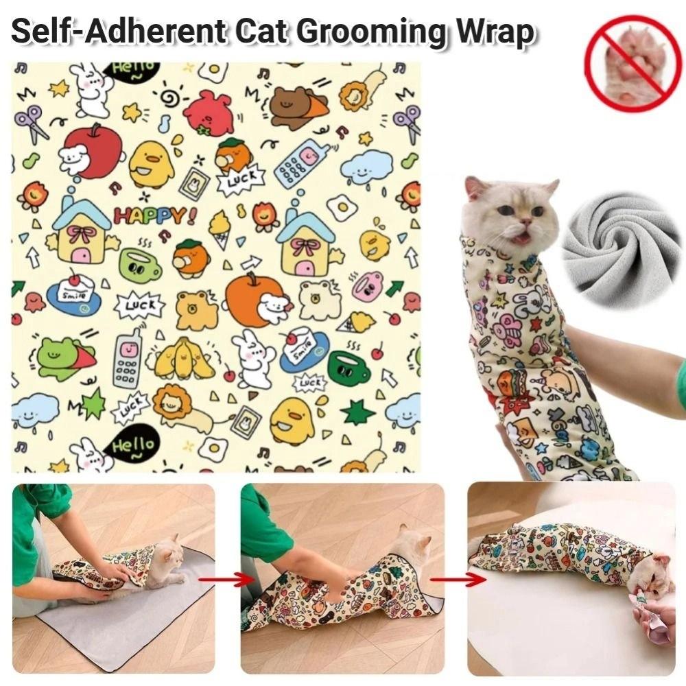 Anti-Scratch Cat Restraint Wrap Anti-Escape Cat Calming Wrap Cat Grooming Wrap  Skin Care Products
