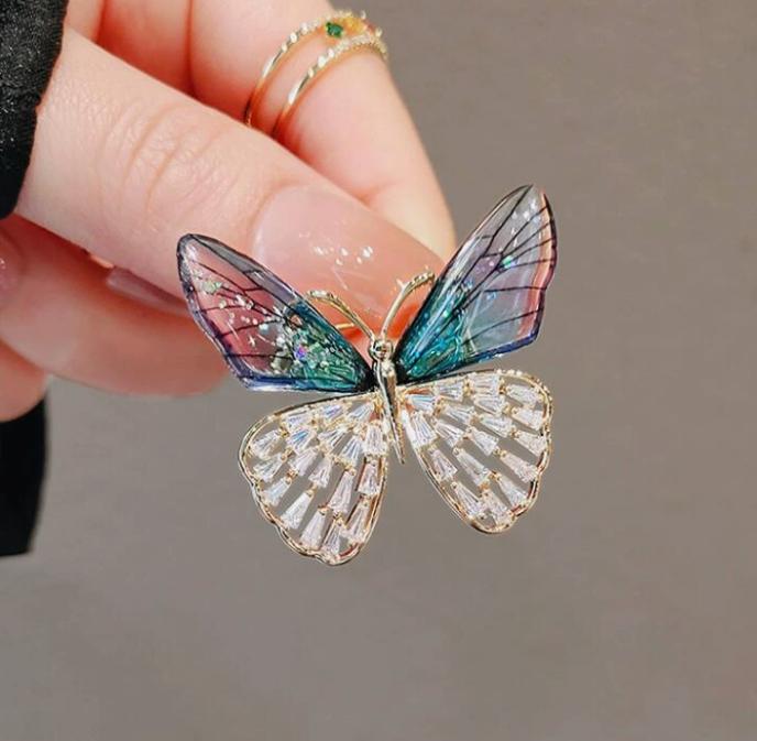 Broșe Noi la Modă cu Aripi de Înger Broșe Versatile Elegante Rafinate Magpie pentru Doamne Cel Mai Bun Cadou de Petrecere Bijuterii