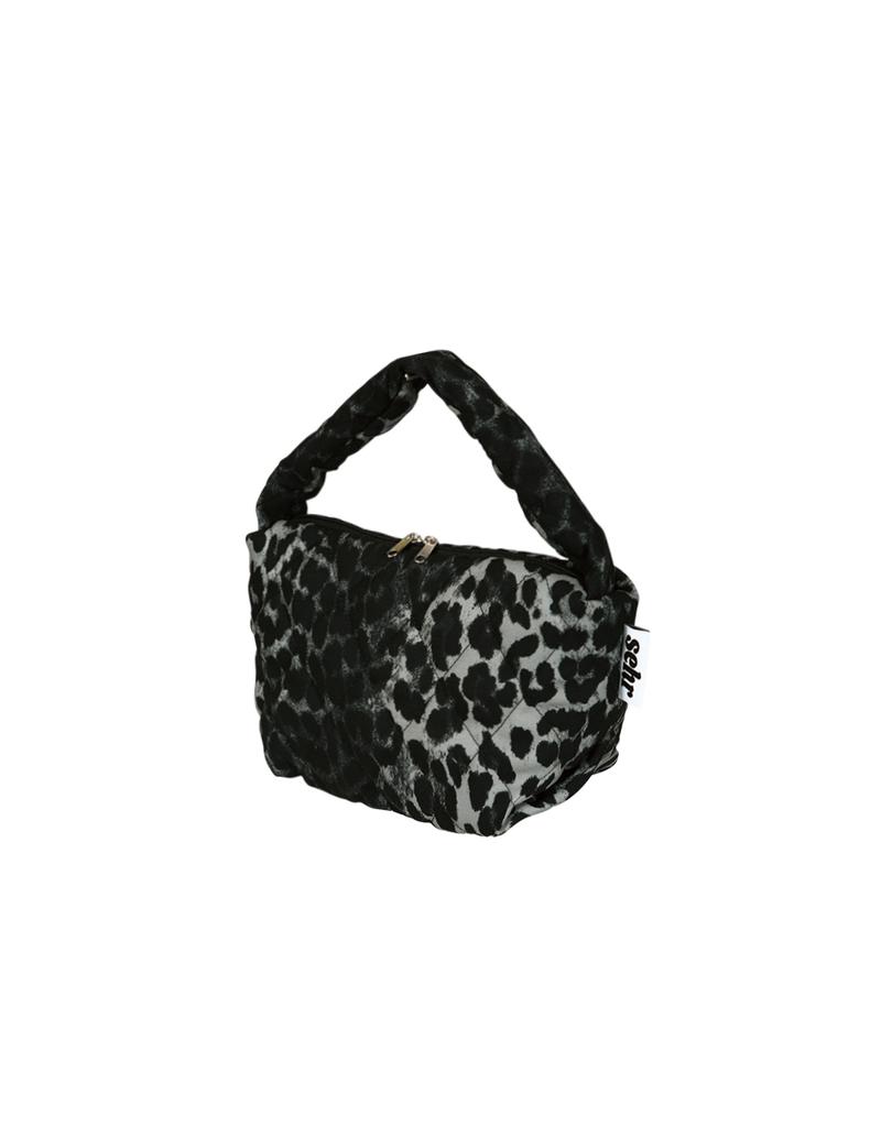 Sehr Leopard Pouch Bag (Dark Grey)