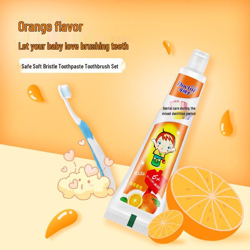 Dr. Teeth Children's Anticavity Toothpaste (7-12 Years, Orange Flavor)