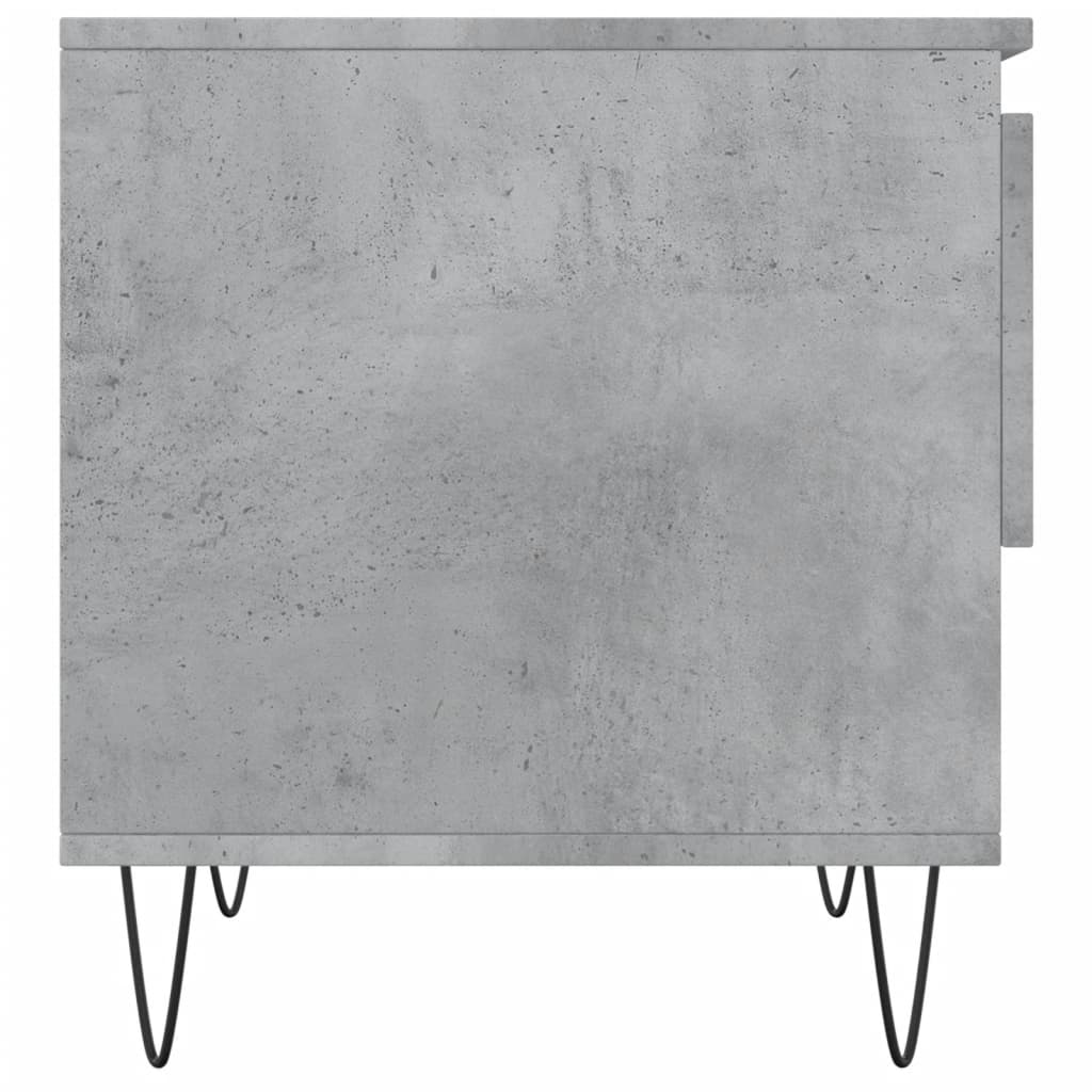 Coffee Tables 2 Pcs Concrete Grey 50 X 46 X 50 Cm Particleboard