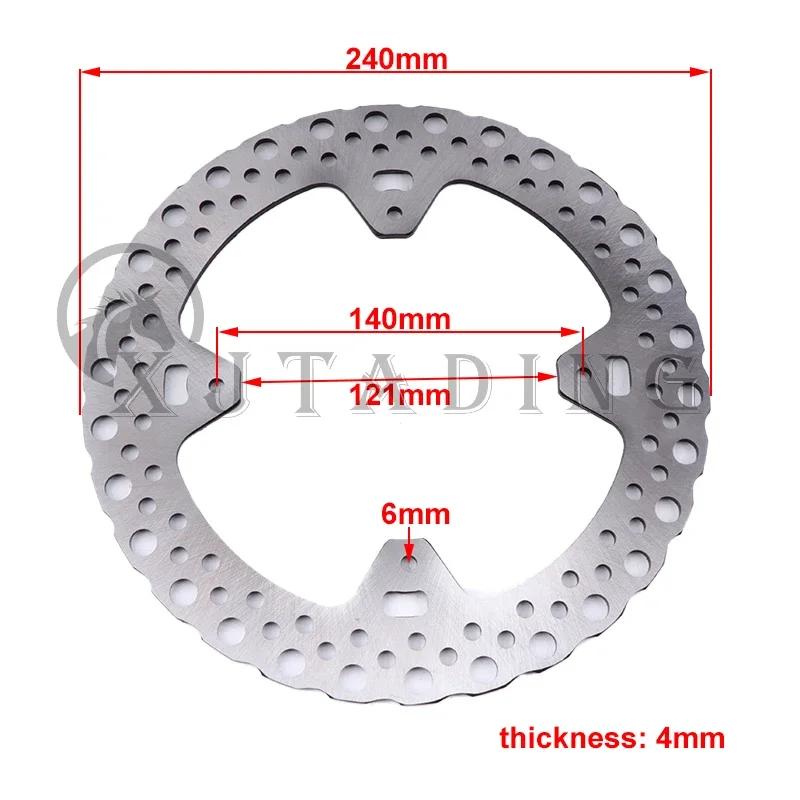 

Motorcycle 240MM Brake Disc Retro Rotor Disc For CR 125 CRF 250 CRF 450 E R X 2002-2008 Front Rear Brake Disc Accessories Rear